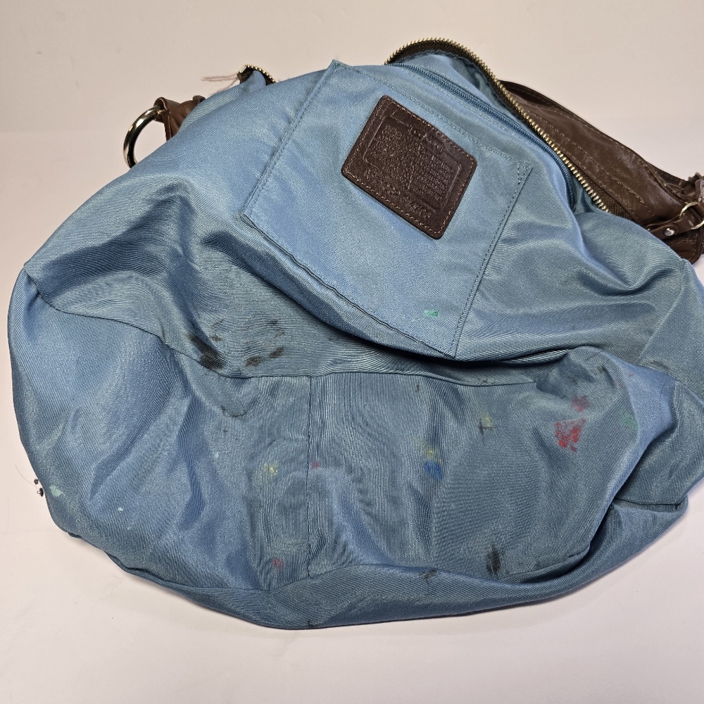 Vintage Coach F14706 Zoe Hobo Shoulder Bag Handbag Brown Leather Purse, - Picture 8 of 16